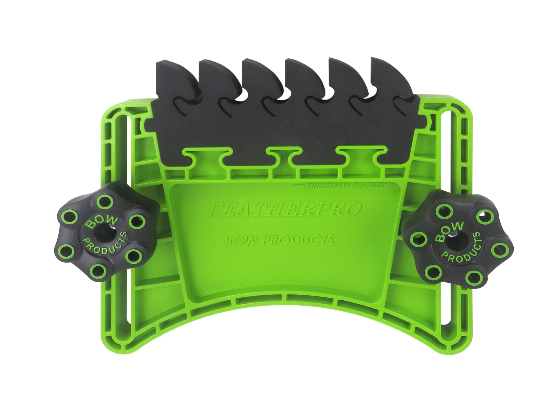 BOW FeatherPRO FP1 smooth-glide contact reduces wobble during feeding.