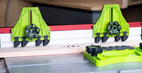 BOW FP4 EVA feathers reduce chatter for clean cuts on soft wood.