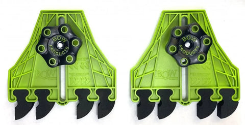 BOW FencePRO FP4 EVA feathers close-up for smooth feeding and reduced vibration.