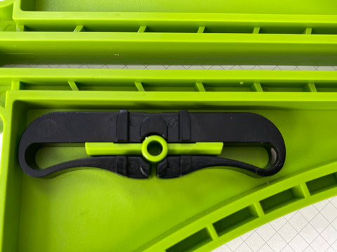 Bow Products FP5 in use on a table saw for precise, controlled guidance