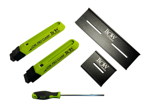 Bow Products Low Profile Clamping Kit fence stops for precise alignment.