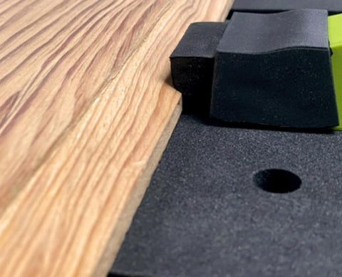 Bow Products Low Profile Clamping Kit low profile knobs save space.