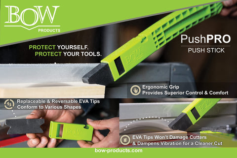 BOW PushPRO PP1 grip area for stable handling