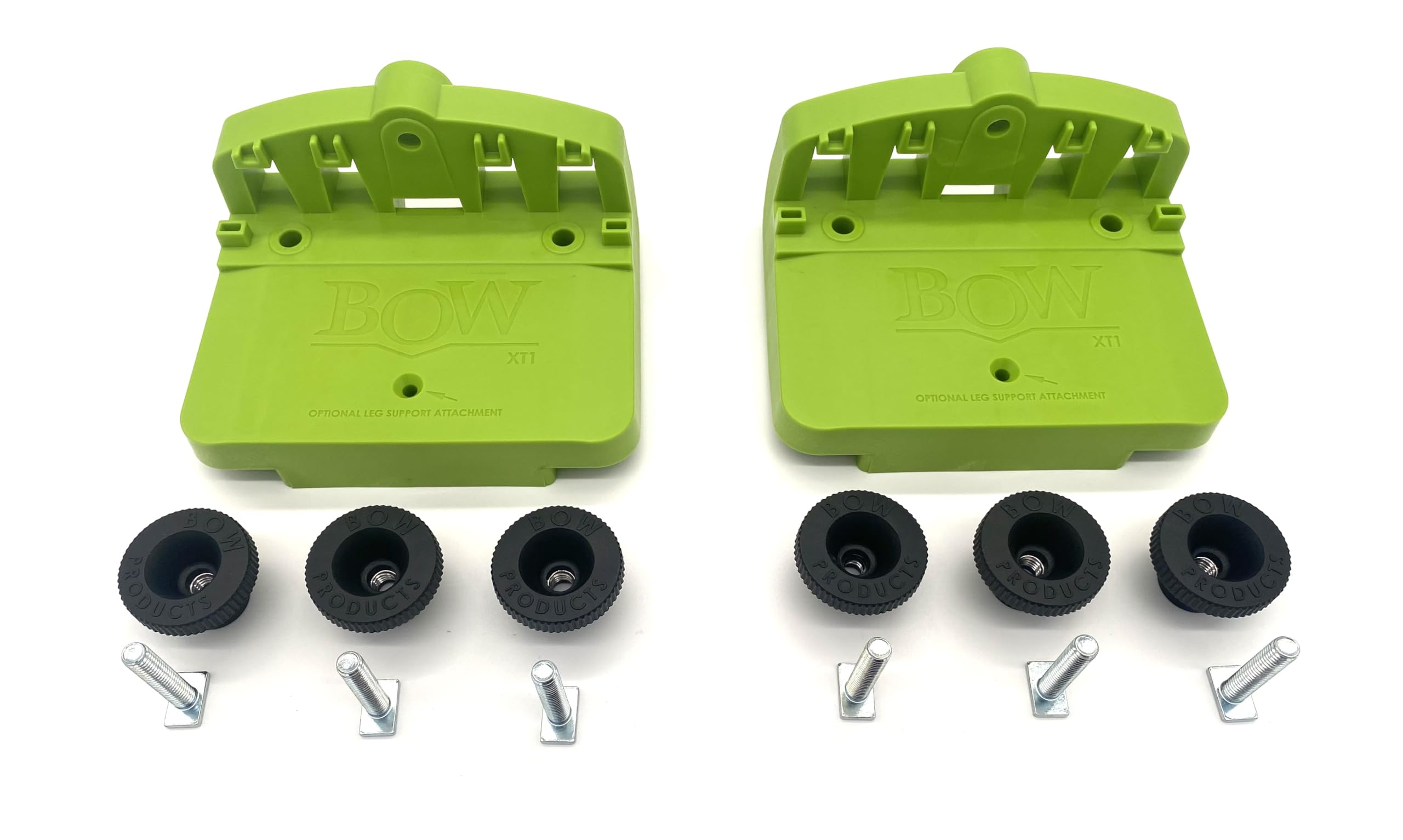 BOW XT1 Feed Supports bottom-slot fit in XTENDER Fence for added infeed stability.
