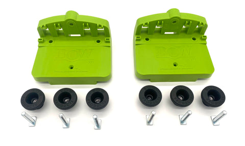 BOW XT1 Feed Supports bottom-slot fit in XTENDER Fence for added infeed stability.