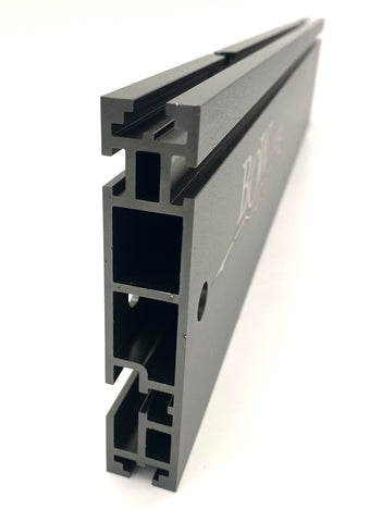 Bow Products XT546 fence back-clamp-slots enable multi-position setup for longer or shorter tables
