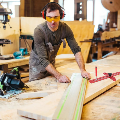 BOWEITI aluminum woodworking ruler delivers durable accuracy and long life.