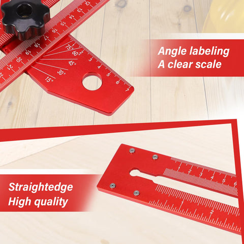 BOWEITI metric and imperial scales simplify cross unit measuring.