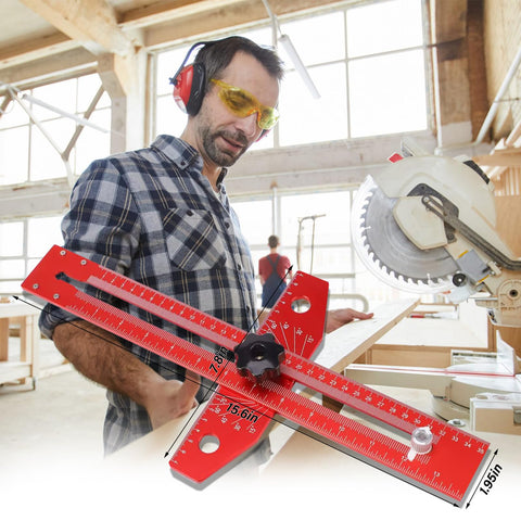 BOWEITI T type ruler with angle measuring for efficient drafts.