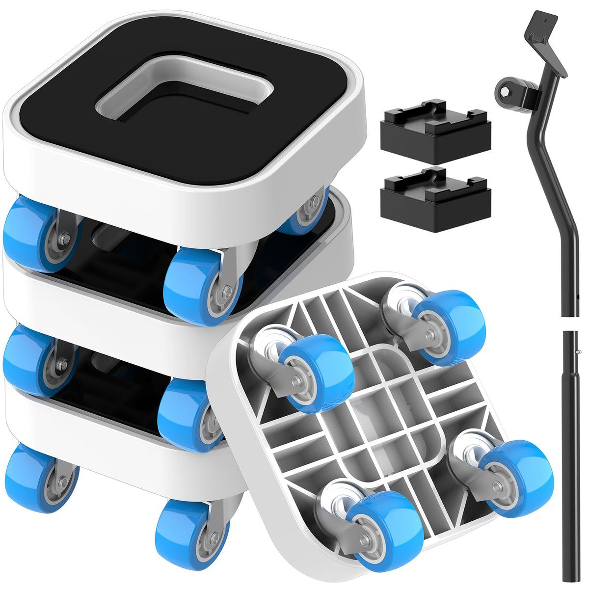 Bowen EZ furniture dolly sliders with 4 rotating wheels for easy moving of heavy items