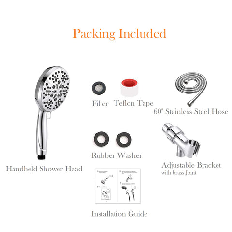 BOWGER easy tool‑free installation fits most American Standard shower arms.