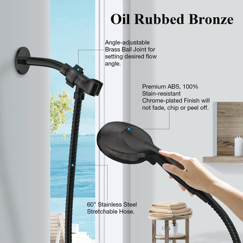 Bowger ORB overhead bracket with angle adjust enables hands-free operation.