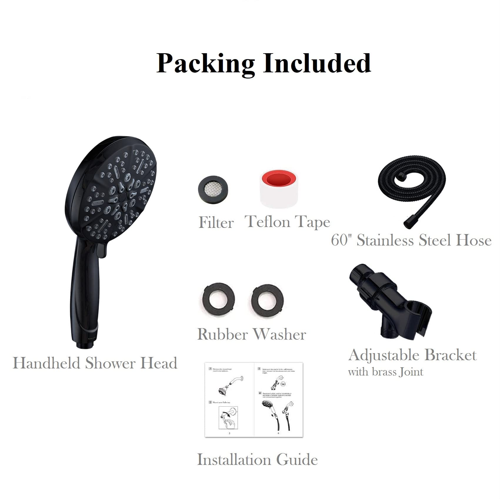 BOWGER pause function saves water during shampooing or shaving