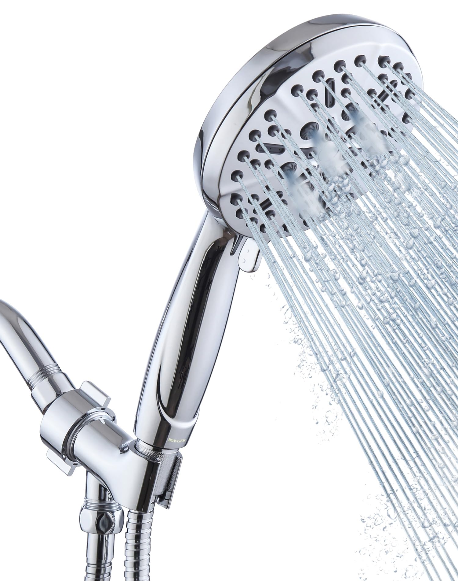 BOWGER shower head handheld high‑pressure spray for a revitalizing shower experience.
