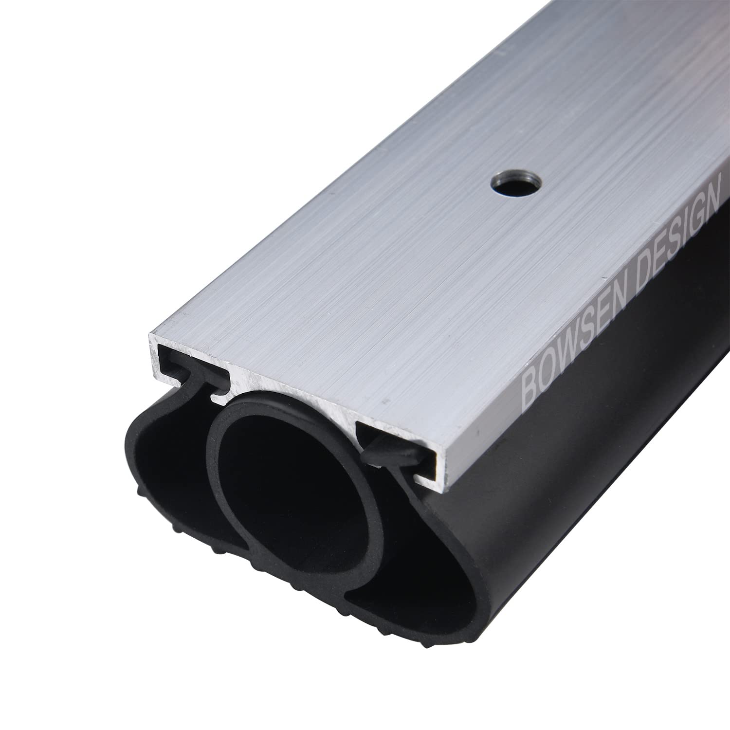 BOWSEN aluminum retainer track 1-5/8 inch secures seal.