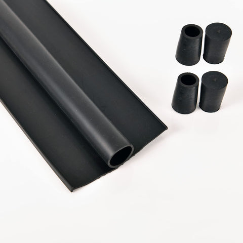 BOWSEN EPDM seal for garage door bottom track in action.