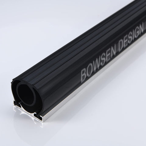 BOWSEN garage door bottom weatherstrip kit reduces drafts and dirt.
