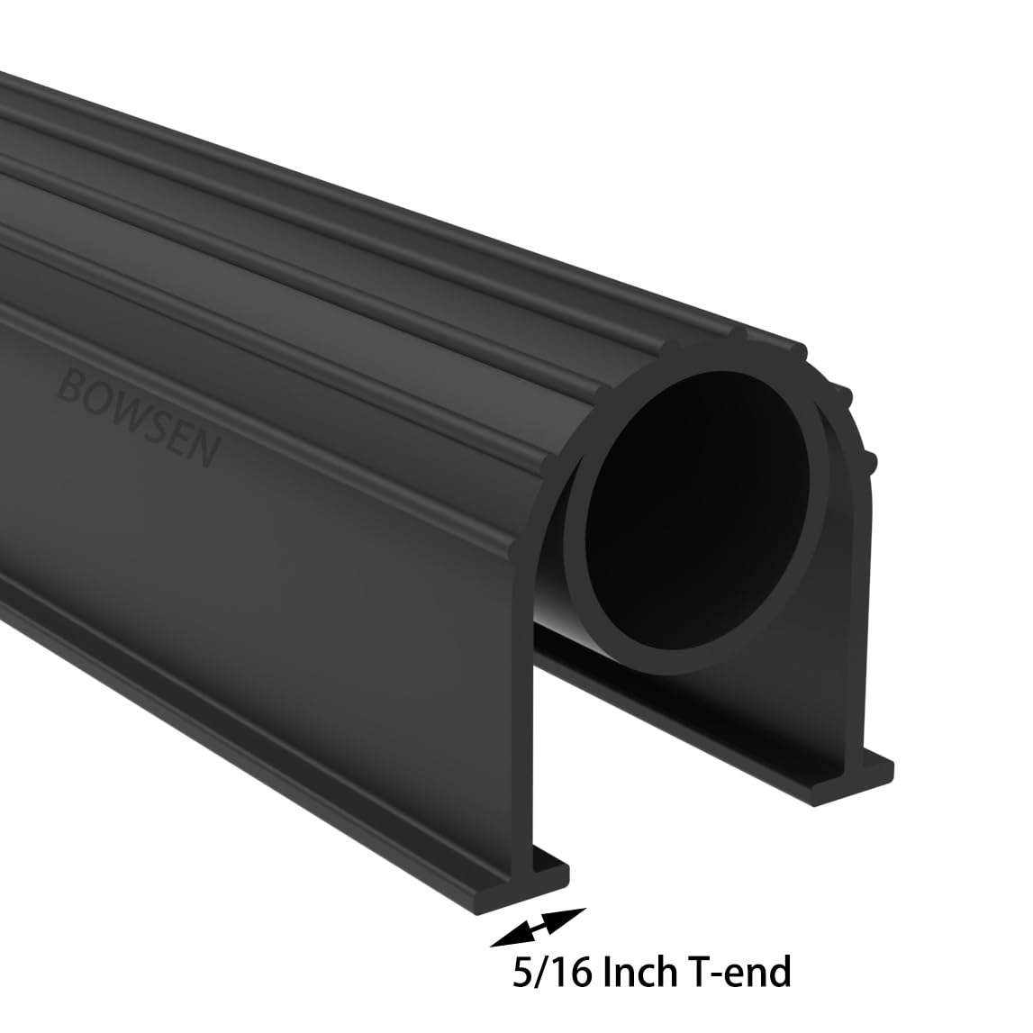 BOWSEN weatherstrip side view enhancing energy efficiency.