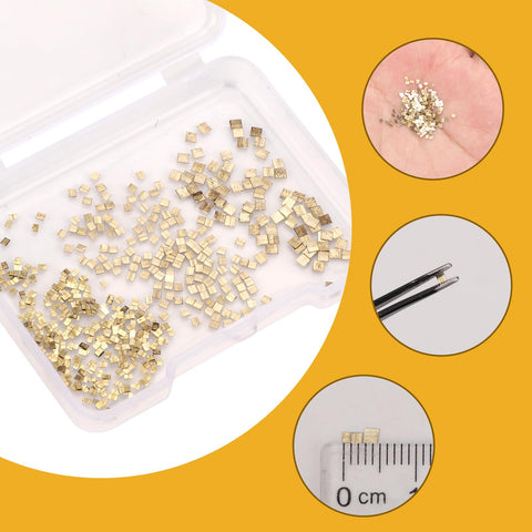 BOXOB 14K gold chip solder 1.5x1.5mm ready for clean, professional-grade welds.