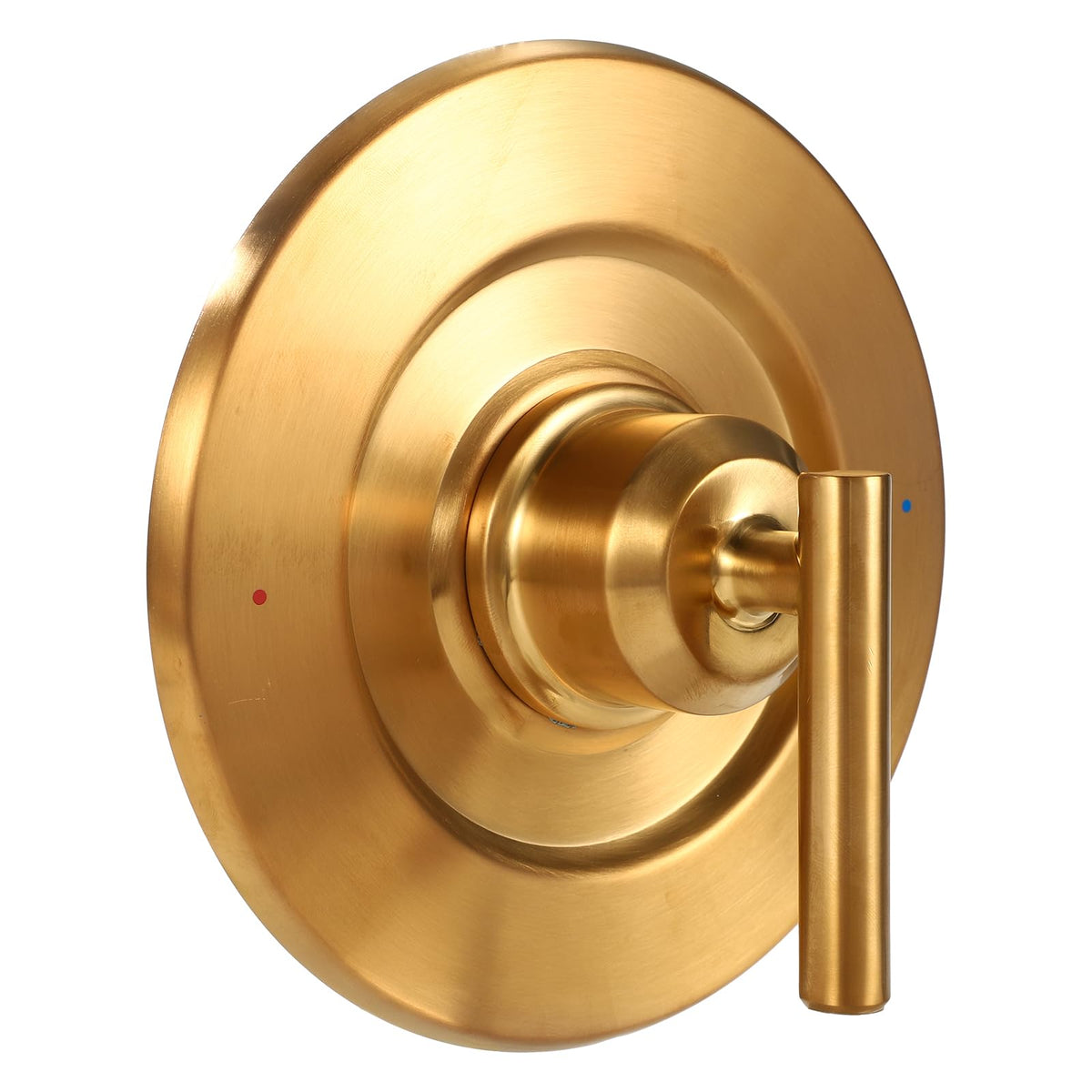 BOXOB gold shower trim kit front view highlights durable metal construction for longevity
