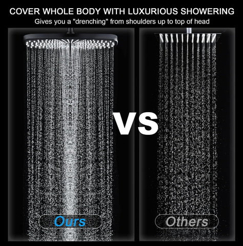BOZYBO dual shower head switch for quick flow change
