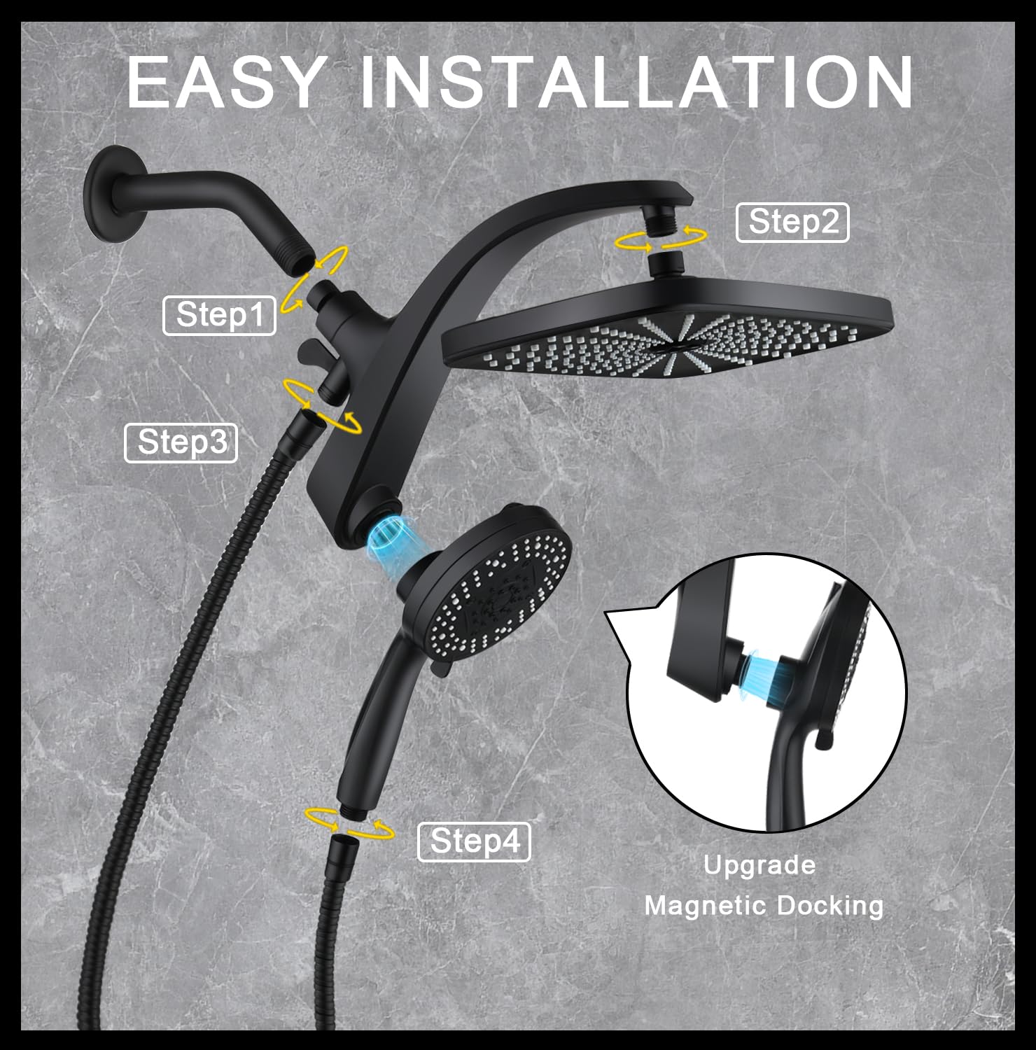 BOZYBO four massage nozzles targeting shoulders and back