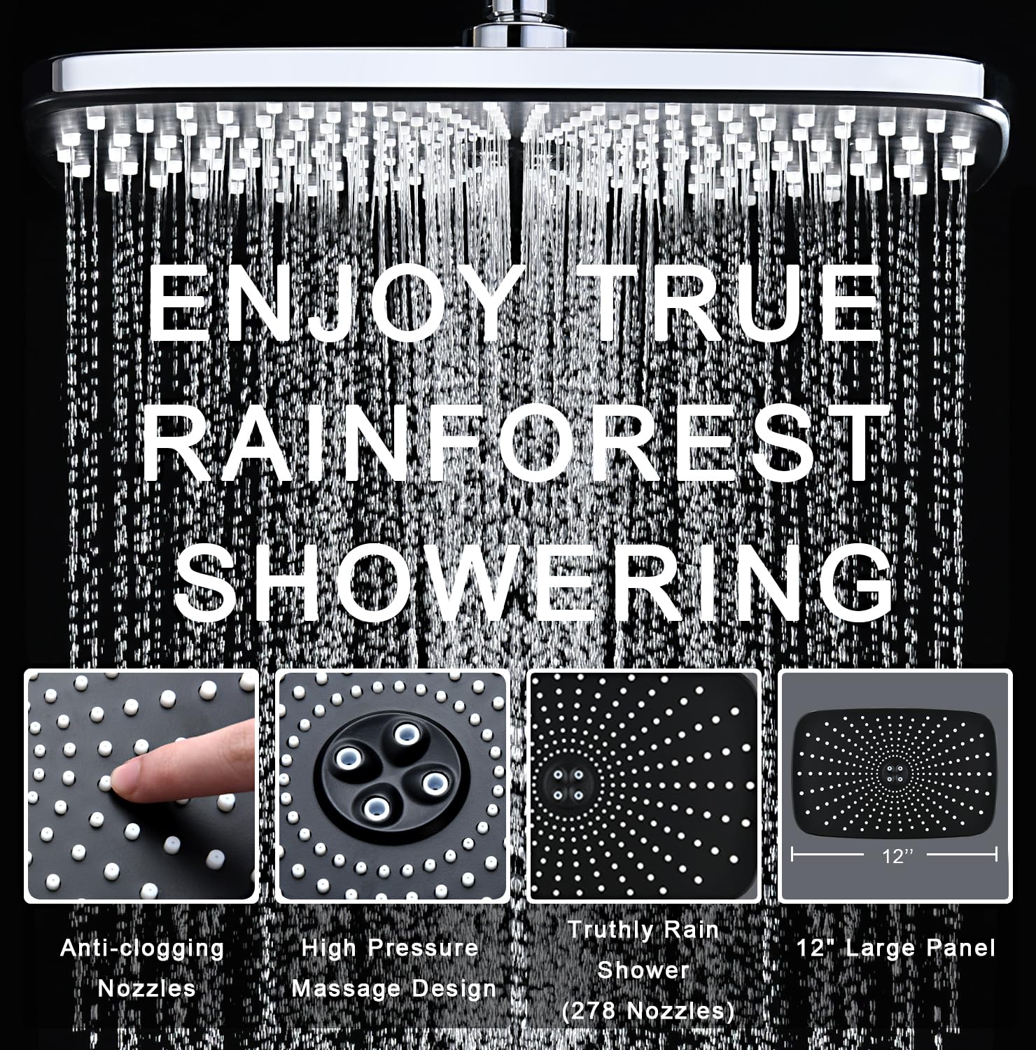 BOZYBO handheld spray with 10 settings for versatile cleansing and comfort.
