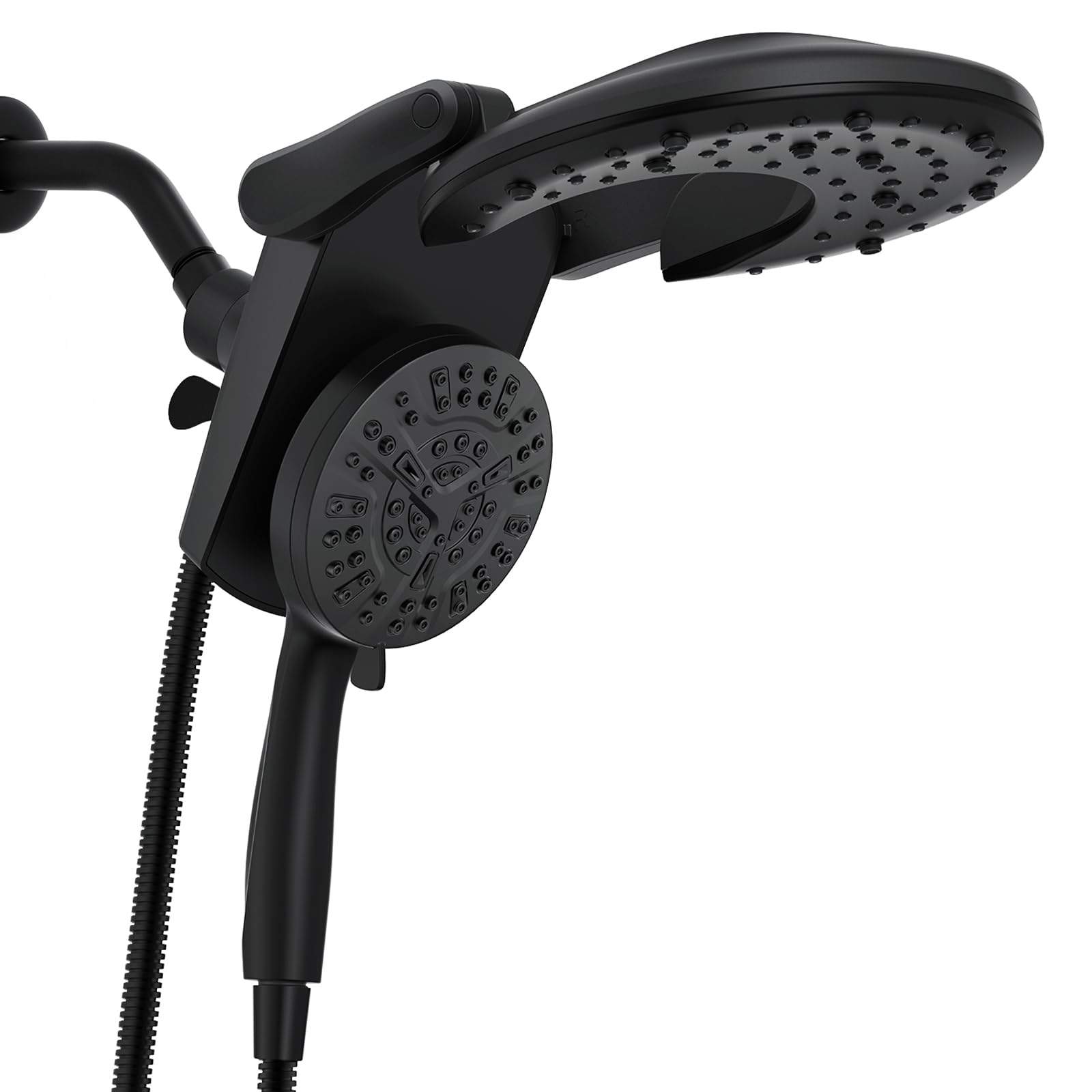 BOZYBO rain shower head with handheld for luxurious rainfall and precise cleaning