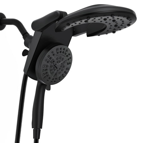 BOZYBO rain shower head with handheld for luxurious rainfall and precise cleaning