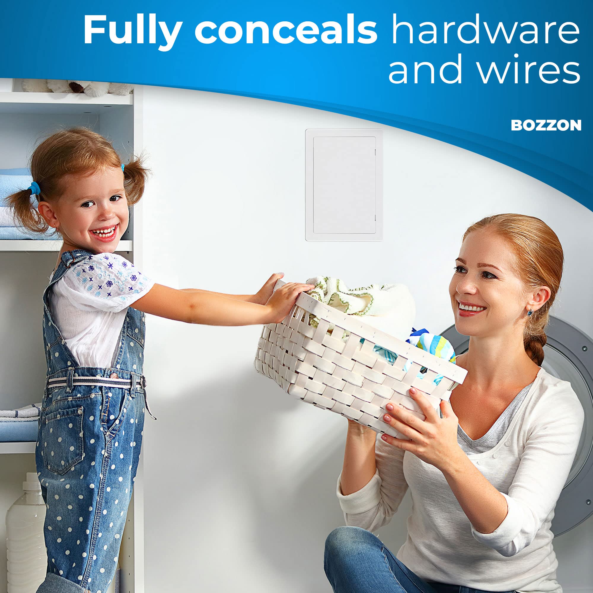 BOZZON installation steps with clean cut guide