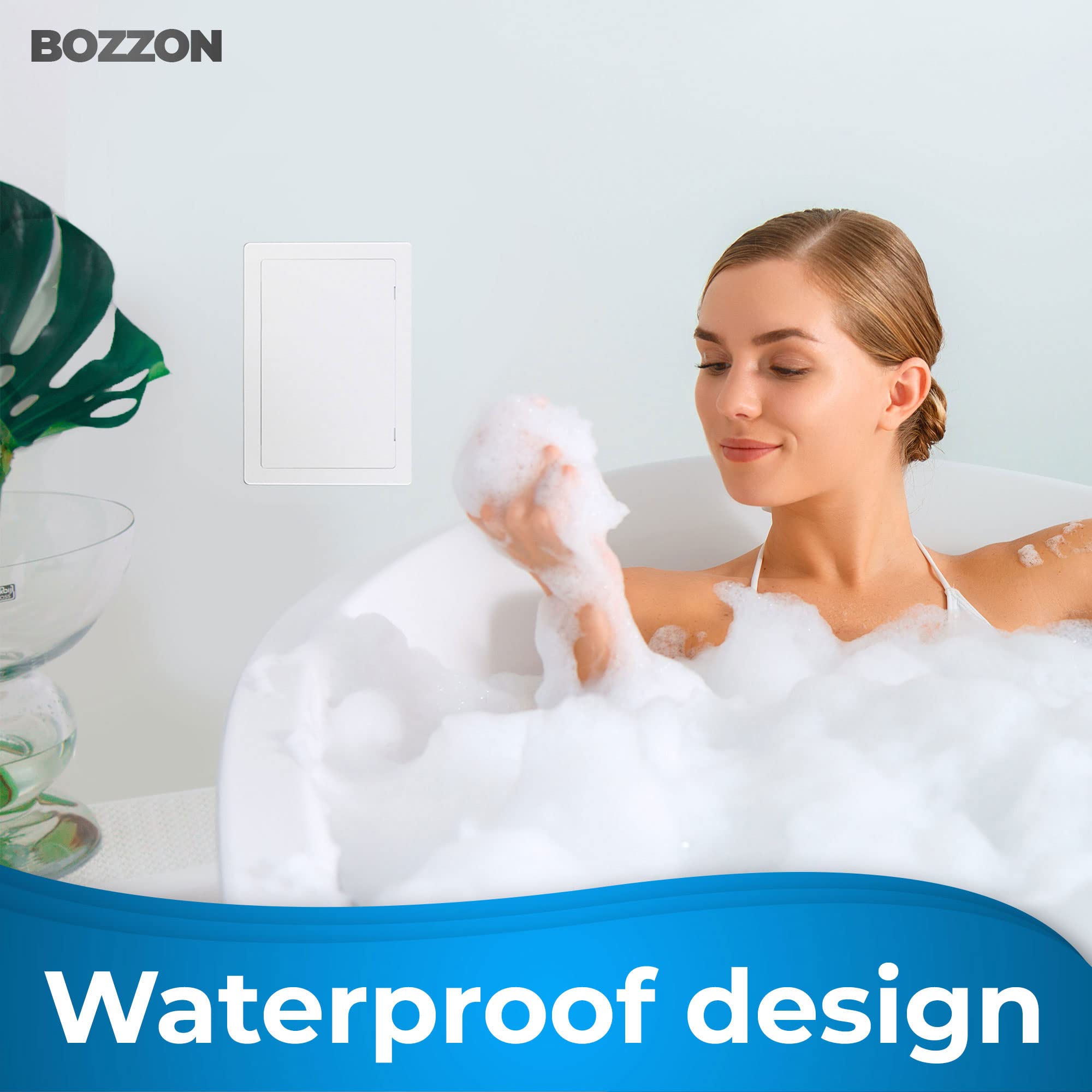 Bozzon drywall access panel lifetime-warranty communicates long-term reliability