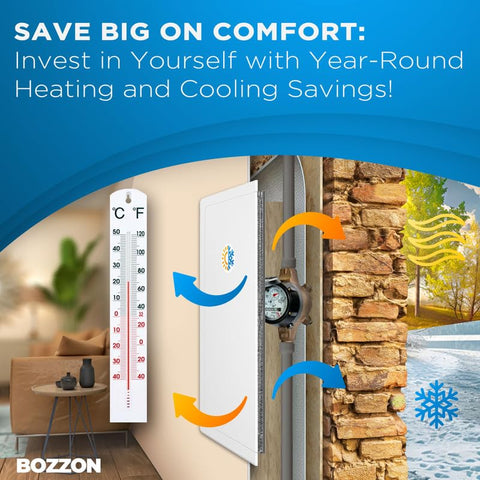 BOZZON flush-mount access panel closed for discreet walls