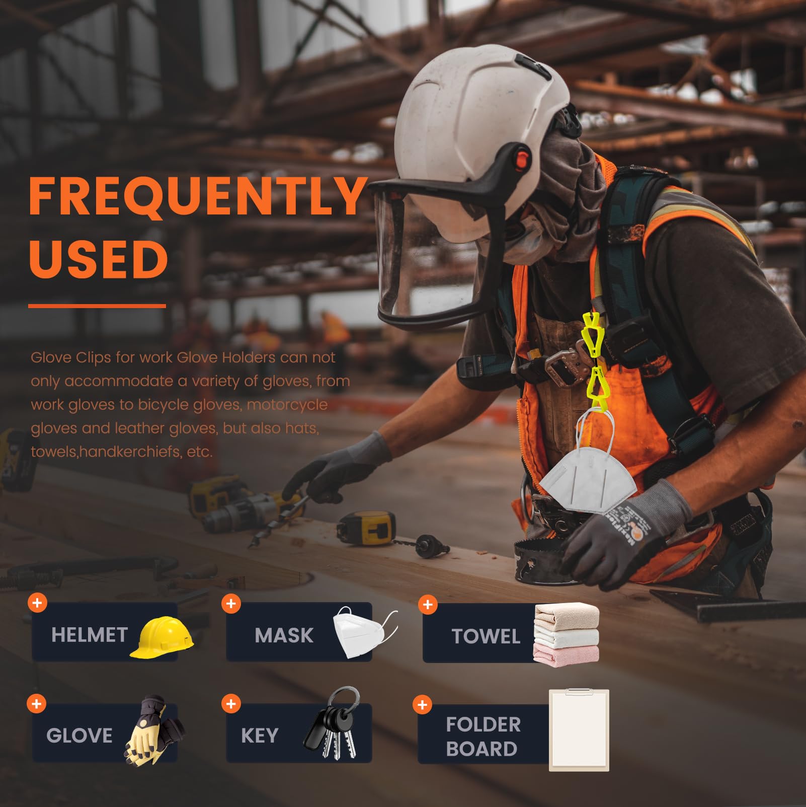 BOZZYS clip features corrosion-resistant design against sweat and chemicals