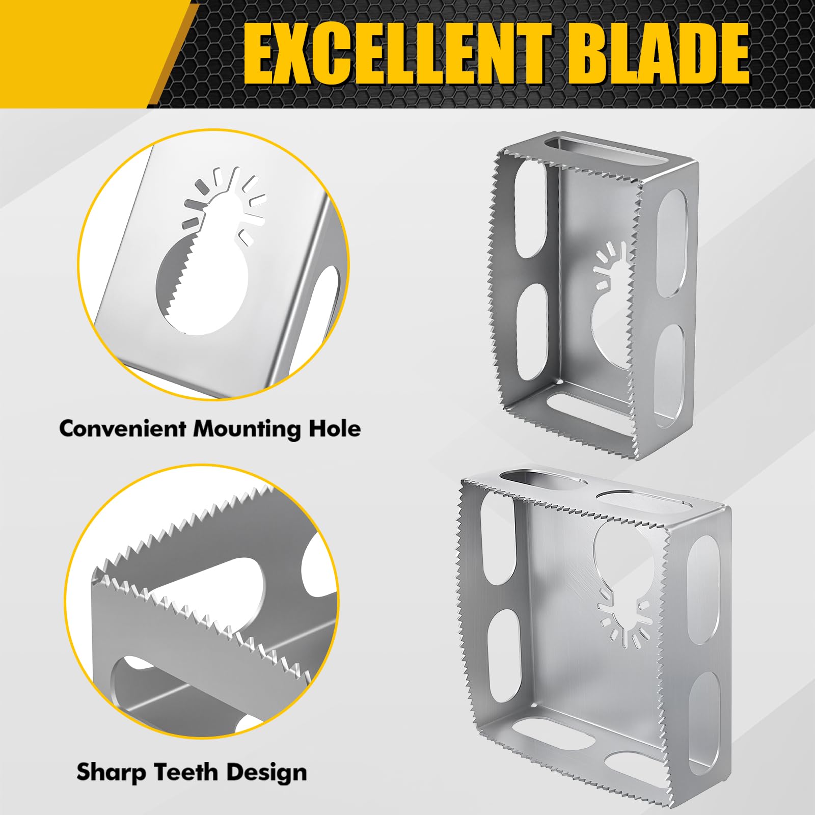 BPOPO stainless steel construction ensures long-lasting drywall cutting durability.