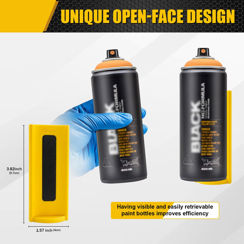 BPOPO holds paint cans, spray bottles, and oil containers for organization.