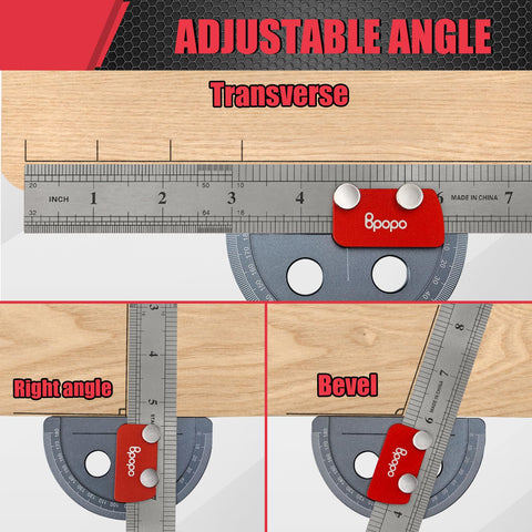BPOPO Multi-purpose angle tool supports engineering, design, and crafting tasks