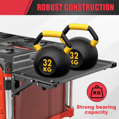 BPOPO no-drill Packout accessory integrated into workspace
