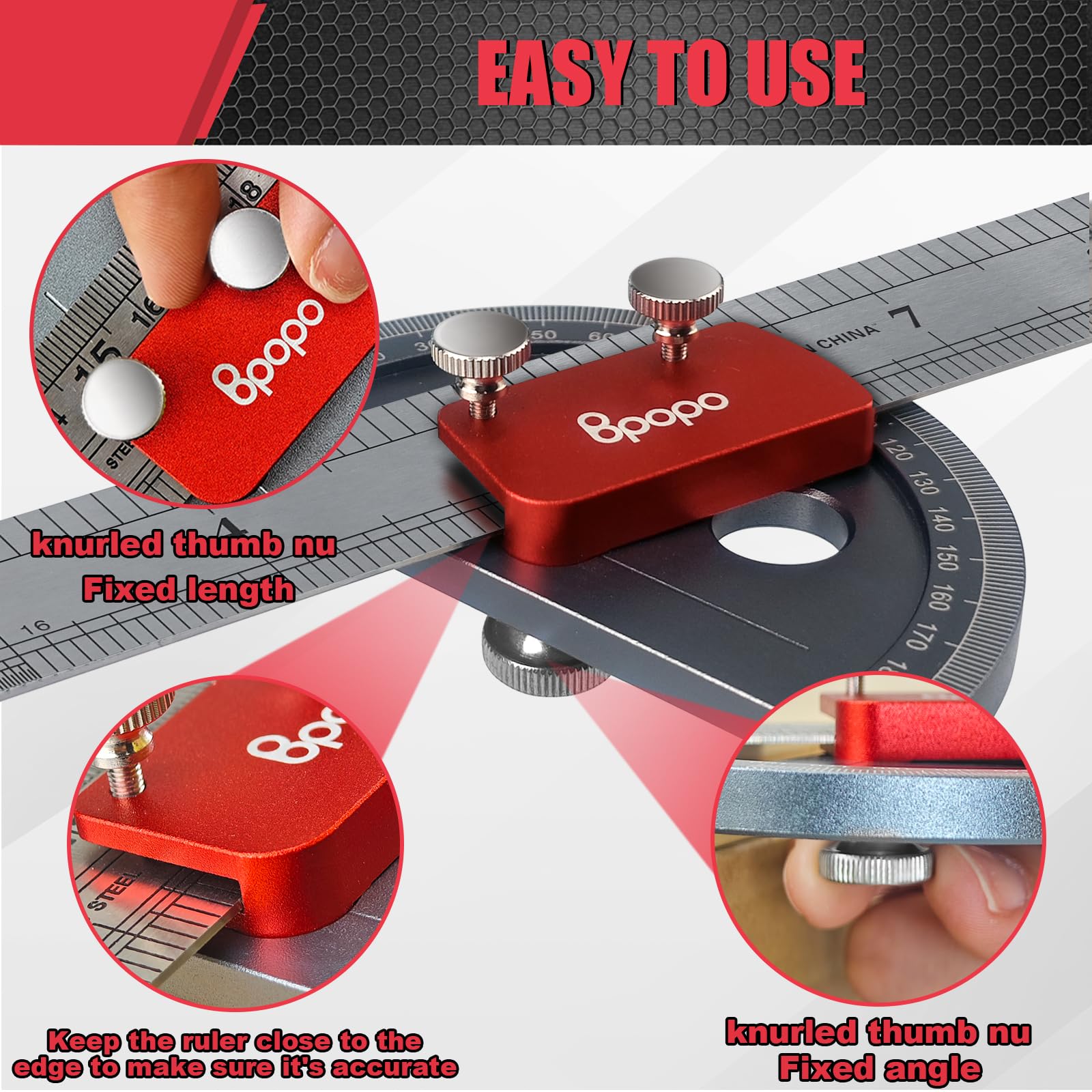 BPOPO 0–180° range enables versatile bevels and layout planning