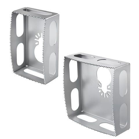 BPOPO square slot cutter for drywall outlet boxes delivers precise openings.