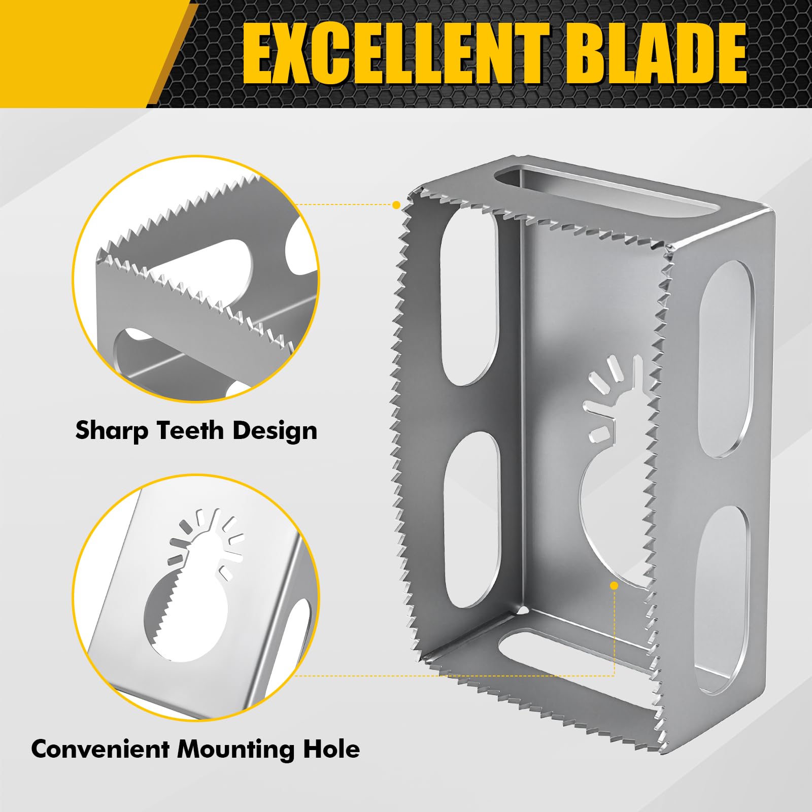 BPOPO square slot cutter for Milwukee M18 delivers clean drywall cuts.