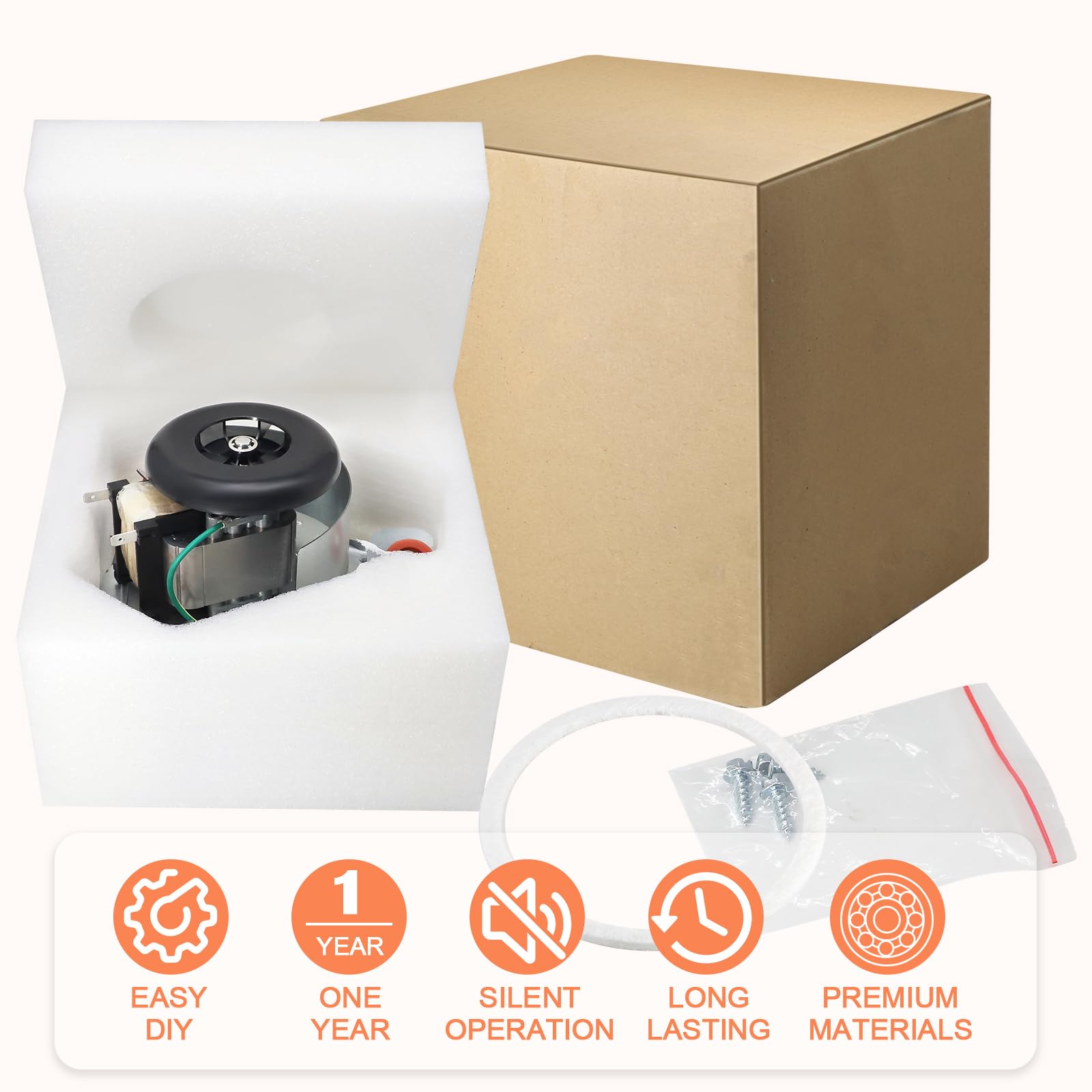 Brand-new inducer motor kit with packaging