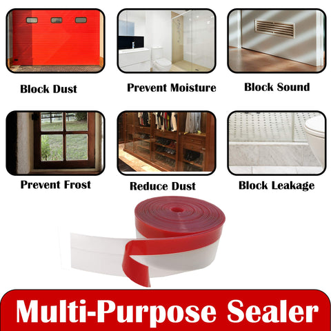 Brandzini Clear Weather Strip door and window use for multiple applications.