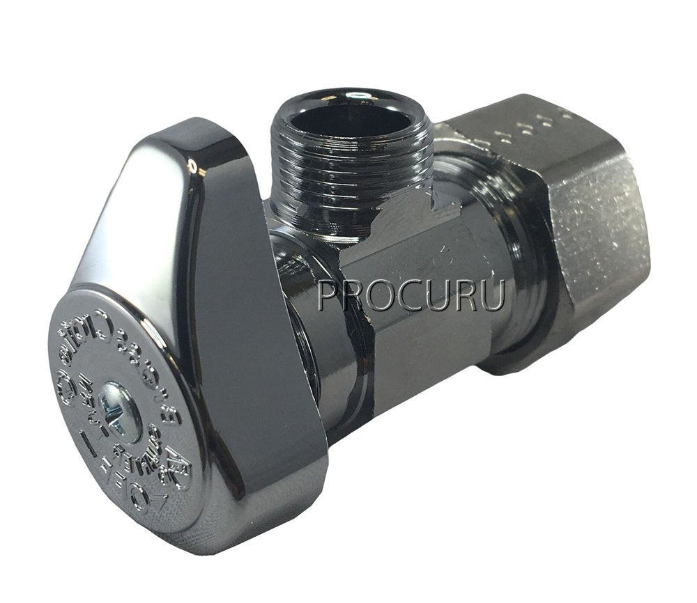 BrassCraft G2CR19L1X 1/2 in to 3/8 in outlet quick, secure connections.