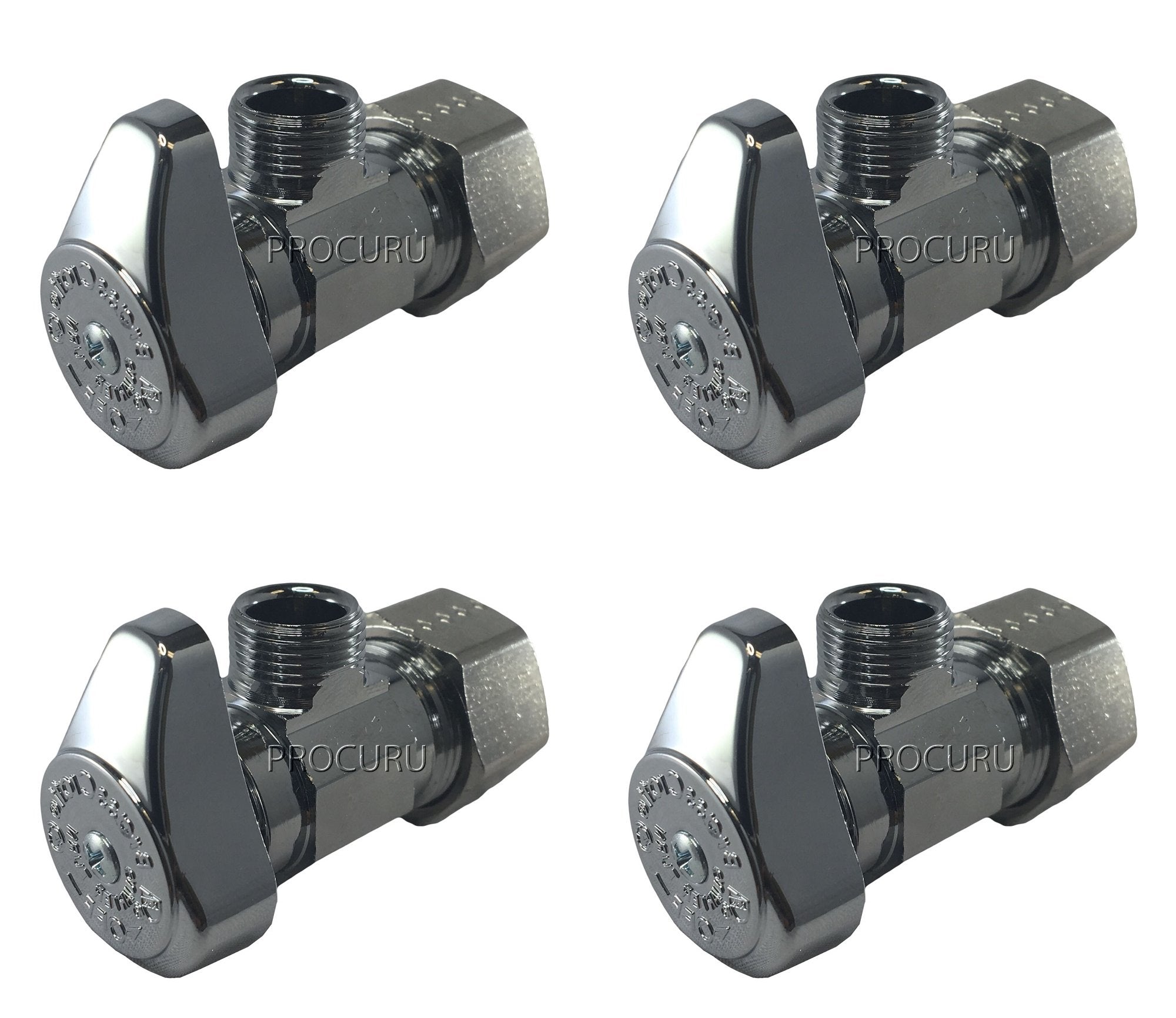 BrassCraft G2CR19L1X chrome angle stop valve for reliable shut-off under sinks.