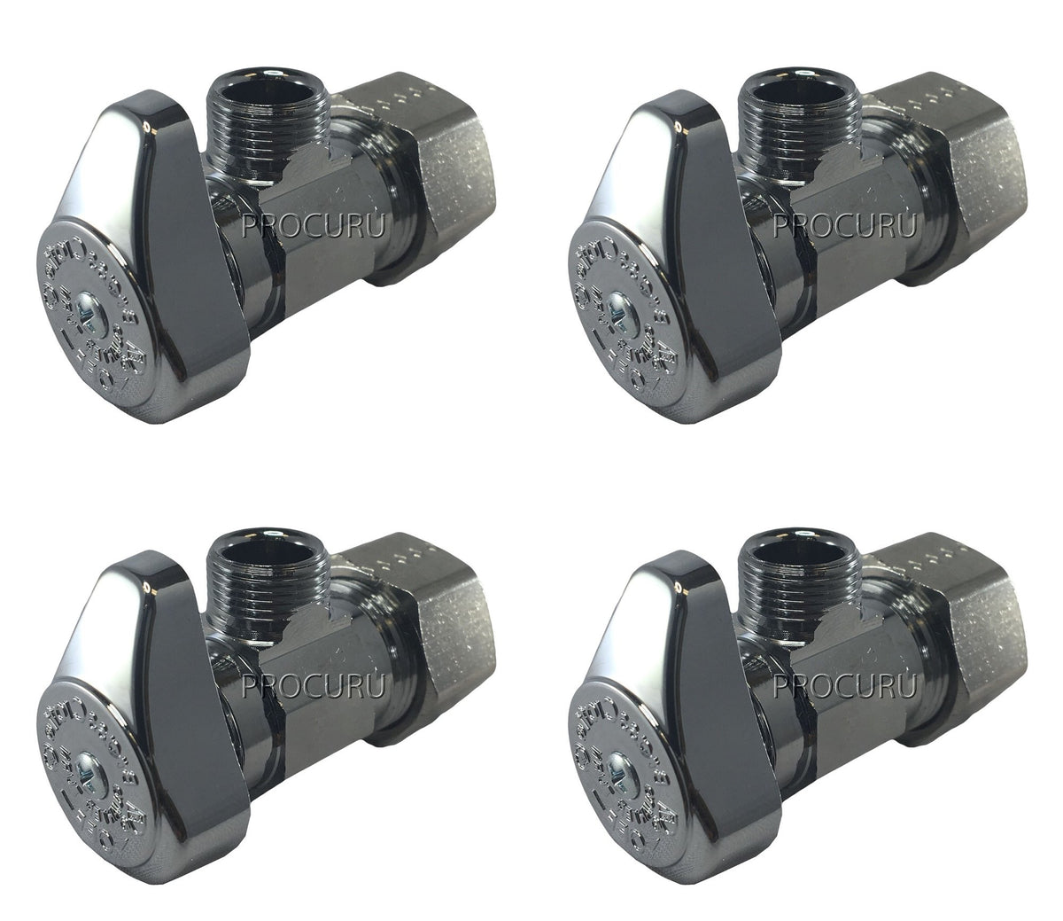BrassCraft G2CR19L1X chrome angle stop valve for reliable shut-off under sinks.