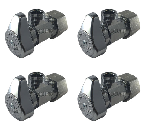 BrassCraft G2CR19L1X chrome angle stop valve for reliable shut-off under sinks.