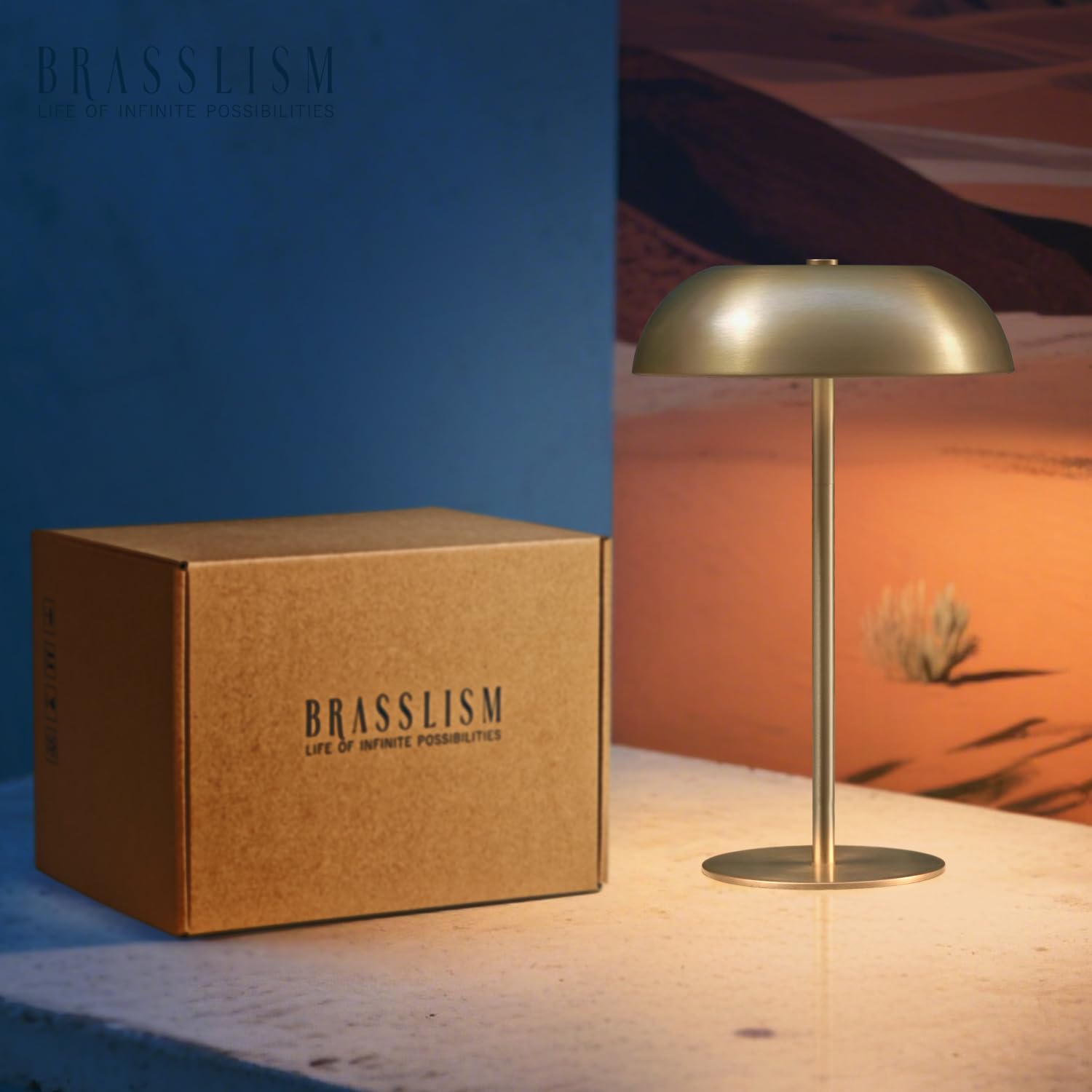 BRASSLISM brass finish detail adds warm luxury to any space