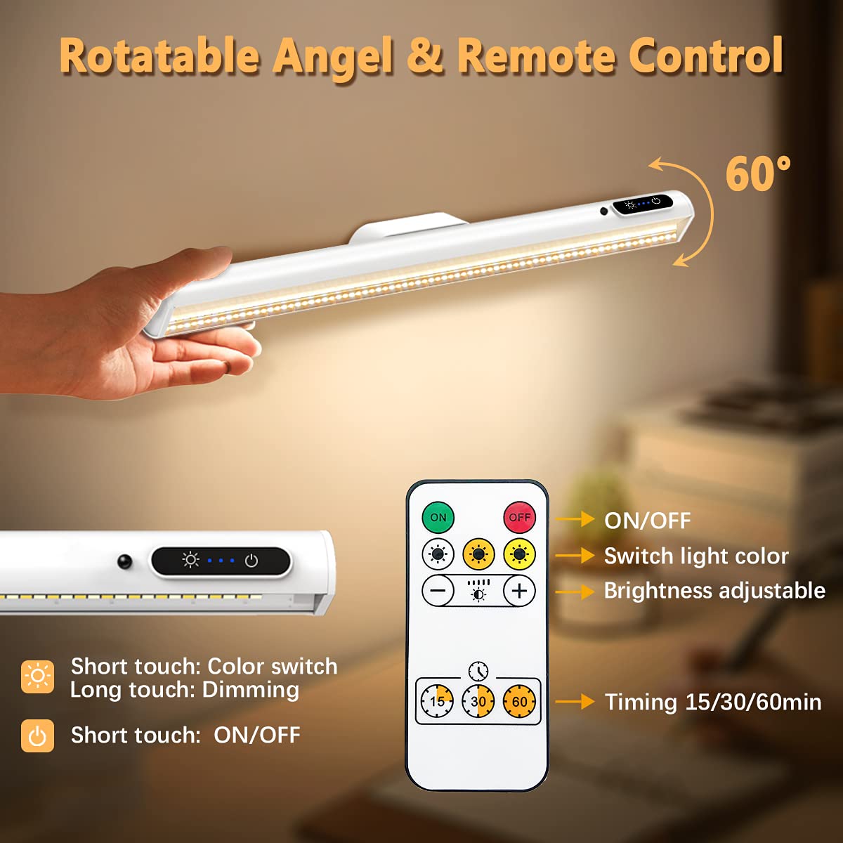 Bravzurg light bar demonstrates adjustable brightness and color temperature for any task.