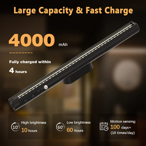 Motion-sensor Bravzurg strip light suitable for desk or closet with hands-free illumination.