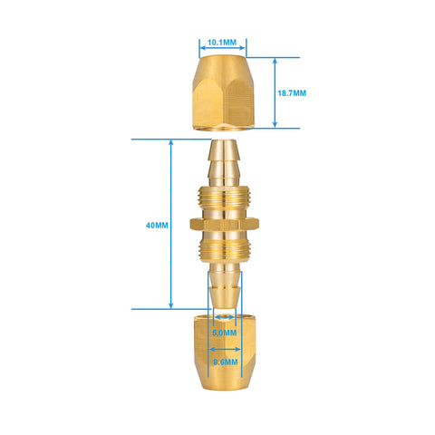 Breezliy splicer kit includes teflon tape for leak-free connections.